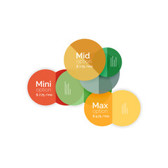 Circle business option diagrams