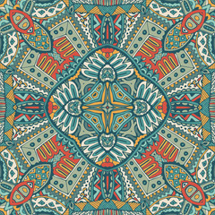 seamless pattern ornamental tile design