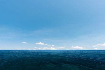 Fototapete Meer / Ozean Blaues Meer und perfekter Himmel
