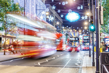 Christmas lights 2016 on Oxford street, London