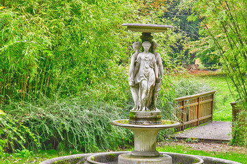  Poissy; France - october 26 2016 : picturesque Messonier park