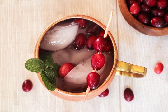 Cranberry Mule Cocktail