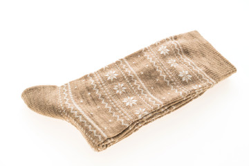 Pair of sock isolated