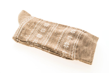 Pair of sock isolated
