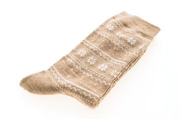 Pair of sock isolated