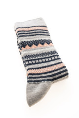 Pair of sock isolated