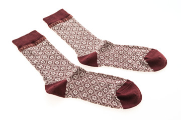 Pair of sock isolated