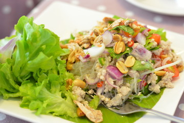 Minced pork