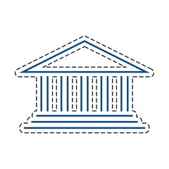 University building symbol icon vector illustration graphic design