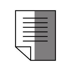 Document paper report icon vector illustration graphic design