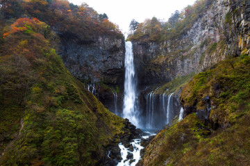 Kegon Falls in autumn