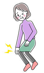 膝の痛み　高齢者