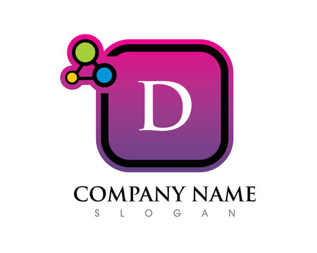 D Letter Square Logo