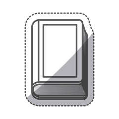 Book icon. Education literature read and library theme. Isolated design. Vector illustration