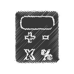calculator math gadget icon vector illustration graphic design