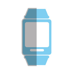 Wearable smart watch bracelet icon vector illustration graphic design
