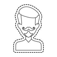 Hipster fashion lifestyle icon vector illustration graphic design