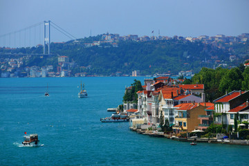 Fototapeta na wymiar Istanbul Coast from Bosphorus