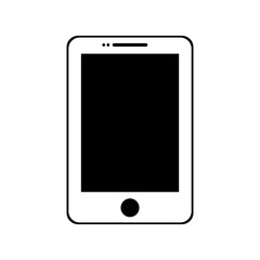 smartphone mobile technology icon vector illustration graphic design
