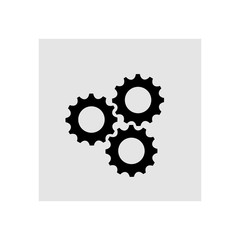 Gear cog wheel icon vector illustration graphic design