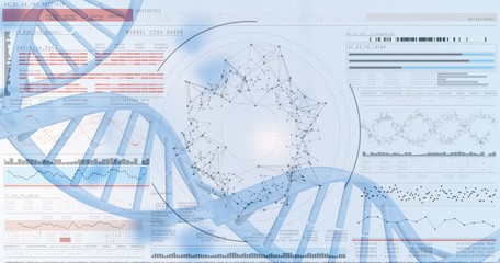 genes diagram on white background