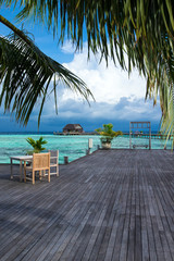 tropical beach in Maldives