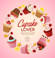 Cupcake Elements : Vector Illustration