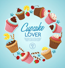 Cupcake Elements : Vector Illustration