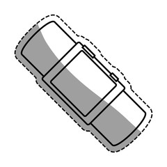 Wearable smart watch bracelet icon vector illustration graphic design