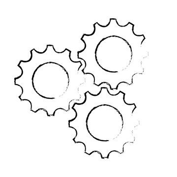 Gear Cog Wheel Icon Vector Illustration Graphic Design