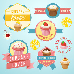 Cupcake Elements : Vector Illustration
