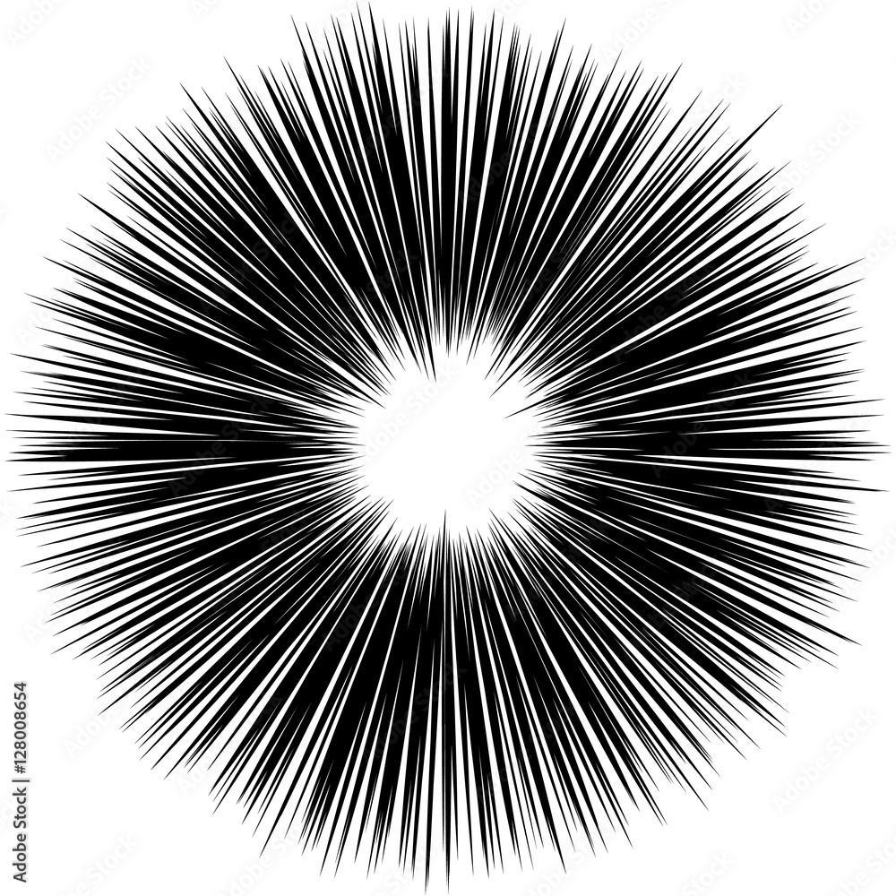 Poster geometric circle element. abstract monochrome circle shape.