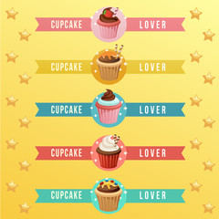 Cupcake Elements : Vector Illustration