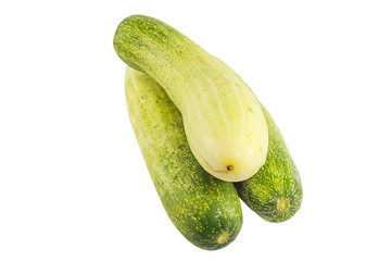 Cucumber isolated on white background