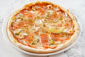 seafood pizza