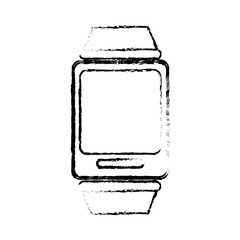 Wearable smart technology icon vector illustration graphic design