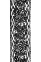 Black vintage lace