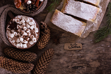 strudel with dried fruits