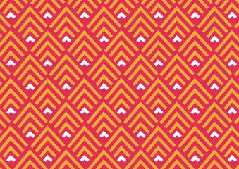 Orange white geometric pattern background | graphic decoration element design
