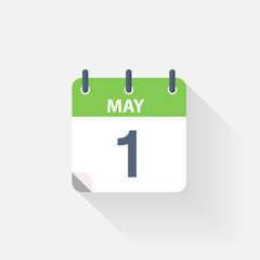 1 may calendar icon