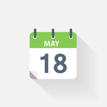 18 May Calendar Icon