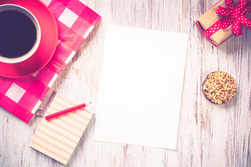 Coffee break with cookies