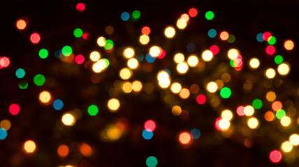 Christmas bokeh lights