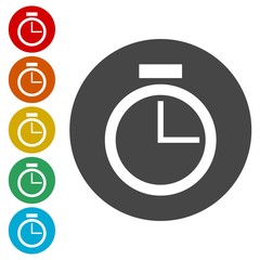 Vector stopwatch icon 