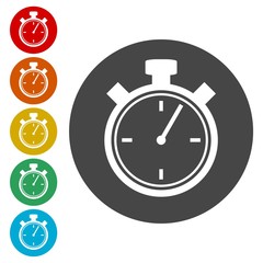 Vector stopwatch icon 