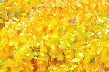 Abstract paint background, Yellow background