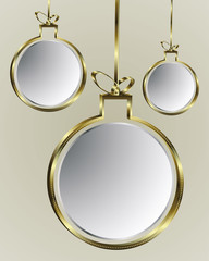 balloon Christmas gold