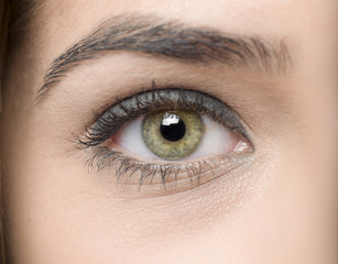 beautifull eye close-up shot