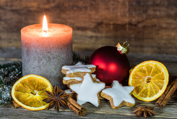 Weihnachten Duft lecker Plätzchen und Gewürze, schöne Adventszeit