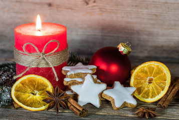 Advent Duft lecker Plätzchen und Gewürze, schöne Weihnachtszeit